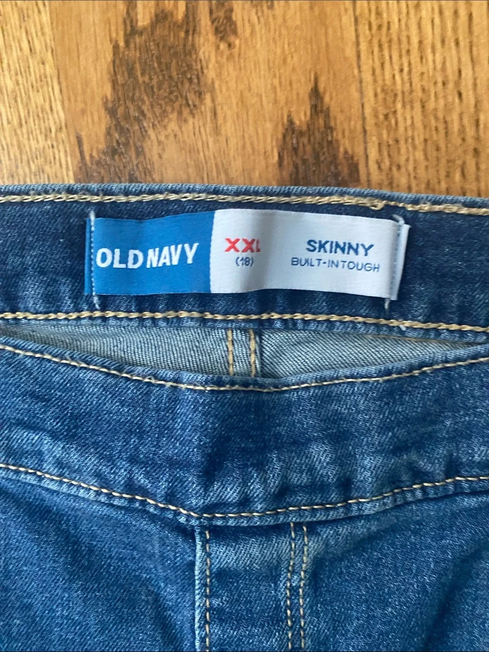 NWT bundle Old Navy (2) pair girls size 18 skinny built in tough jeans stretch